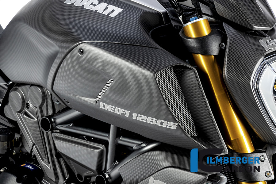 Airtube cover right side matt Diavel 1260