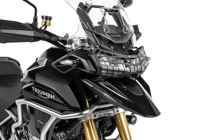 Protección de faro con cierre rápido para Triumph Tiger 1200 (2022-) *USO OFFROAD SOLAMENTE*