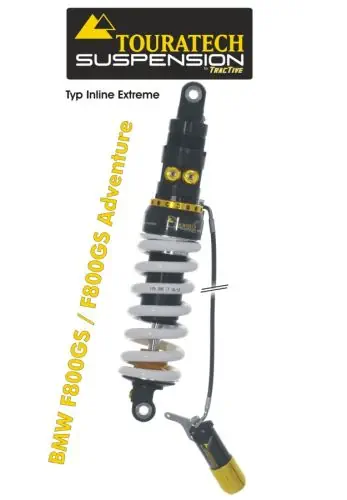 Ammortizzatore a molla Touratech per BMW F800GS + Adventure dal 2013 Tipo Avventura Inline Estremo