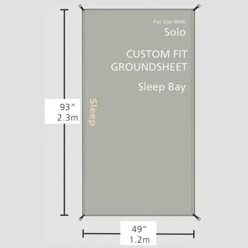 Groundsheet for the sleeping area of the Redverz Solo Expedition Tent