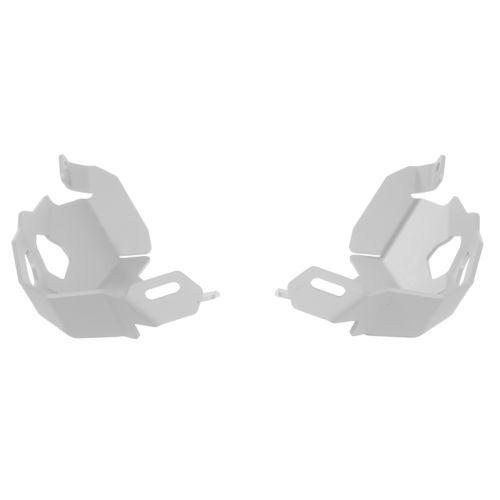 Protezione in alluminio per coprivalvole in combinazione con le barre di protezione originali BMW per motore R1200GS LC 13-16