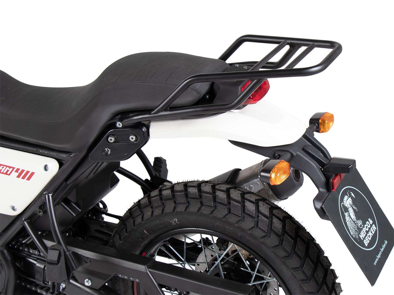 Rohrgepäckbrücke schwarz für Royal Enfield Scram 411 (2022-2024)