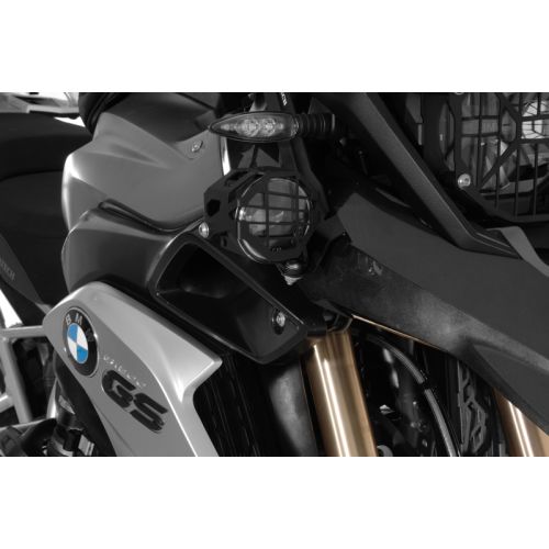 Zusatzscheinwerfer LED Satz Nebel rechts/Fernlicht links, schwarz, BMW R1200GS ab 2013