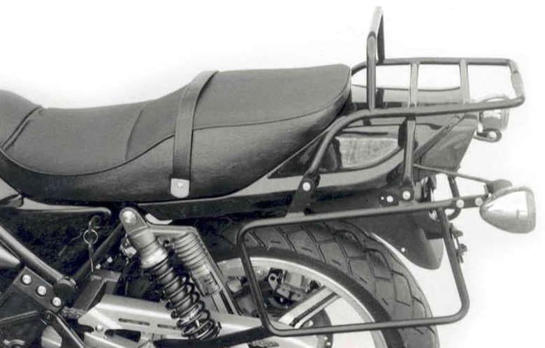 Komplettträgerset (Seitenkofferträger und Rohrgepäckbrücke Topcaseträger) chrom für Kawasaki Zephyr 550 (1991-1999)