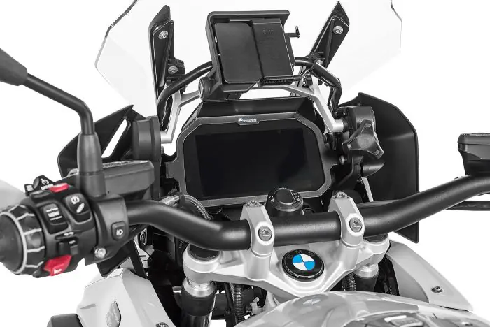 Protezione antifurto in acciaio inox Touratech TFT con parasole per BMW R1250GS + Adventure R1200GS LC 2017