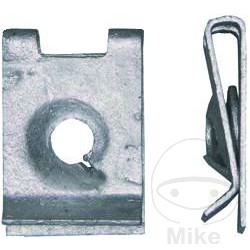 Tuerca de chapa de acero 4.2 mm JMP Paquete de 10 piezas