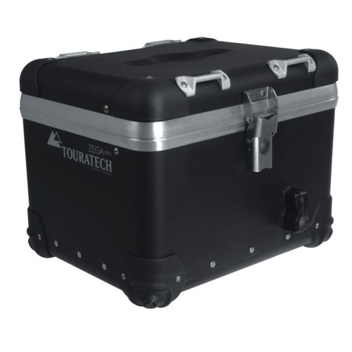 Topcase Touratech ZEGA Pro Alu "And-Black" 38 Litres avec Rapid-Trap
