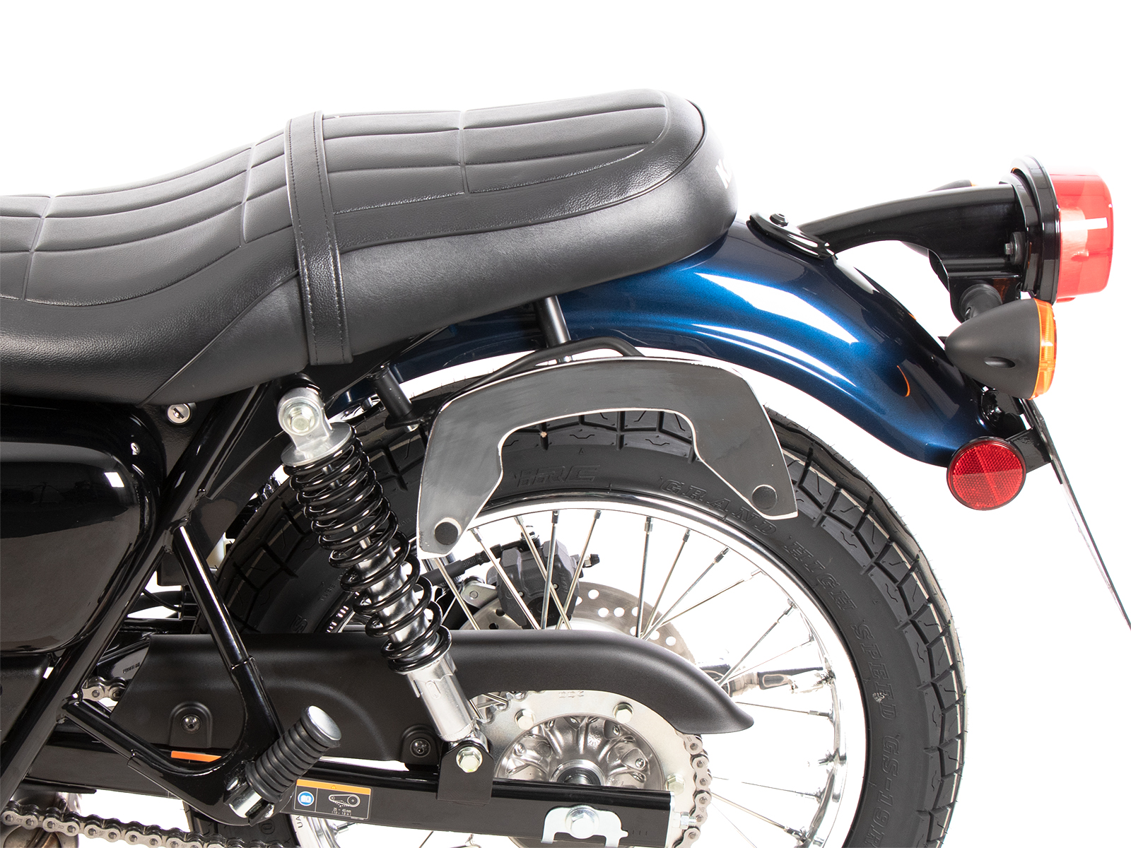 C-Bow Seitenträger chrom für Kawasaki W230 / Meguro S1 (2025-)