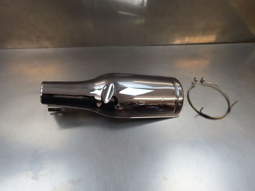Abgasblende Auspuffblende Blende links für BMW R1200C + Independent R850C
