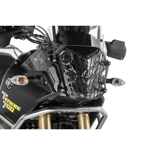 Touratech Headlight Guard Black with Quick Release for Yamaha Tenere 700 *OFFROAD USE ONLY*