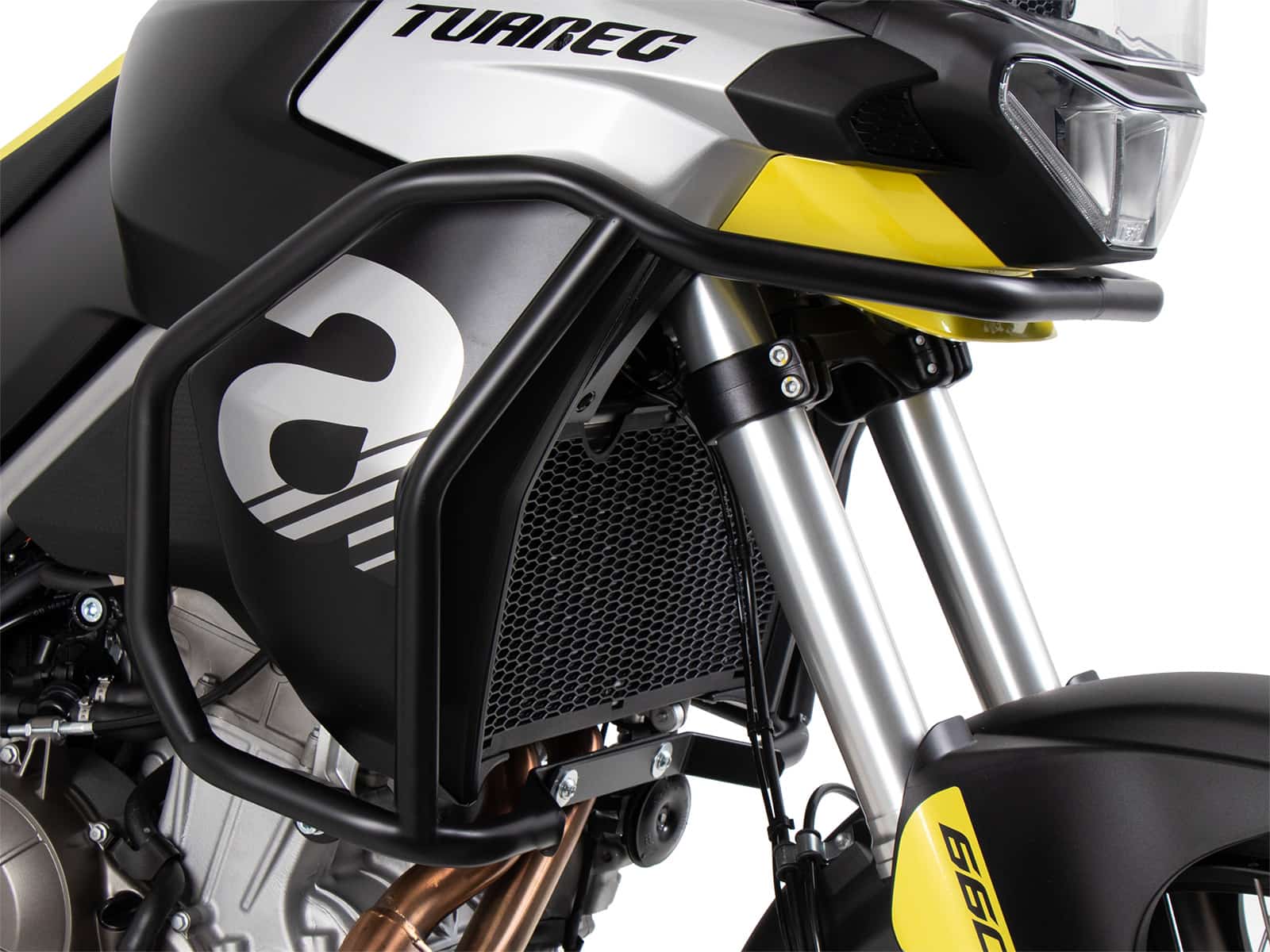 Tankschutzbügel schwarz für Aprilia Tuareg 660 (2022-2024)