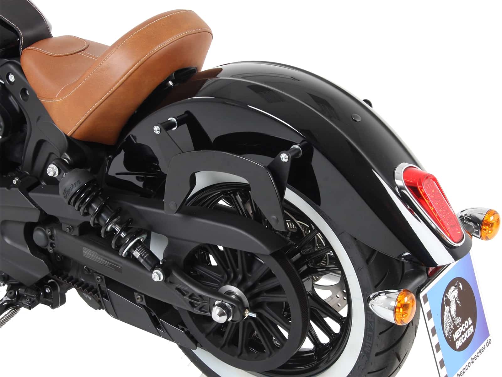 C-Bow Seitenträger schwarz für Indian Scout/Sixty (2015-2024)