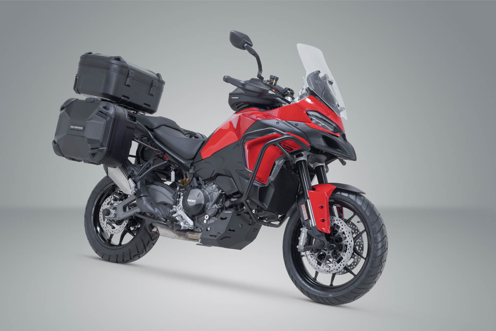 Adventure Set DUSC mit Topcase XL Schwarz. Ducati Multistrada V2 / V2 S (24-).