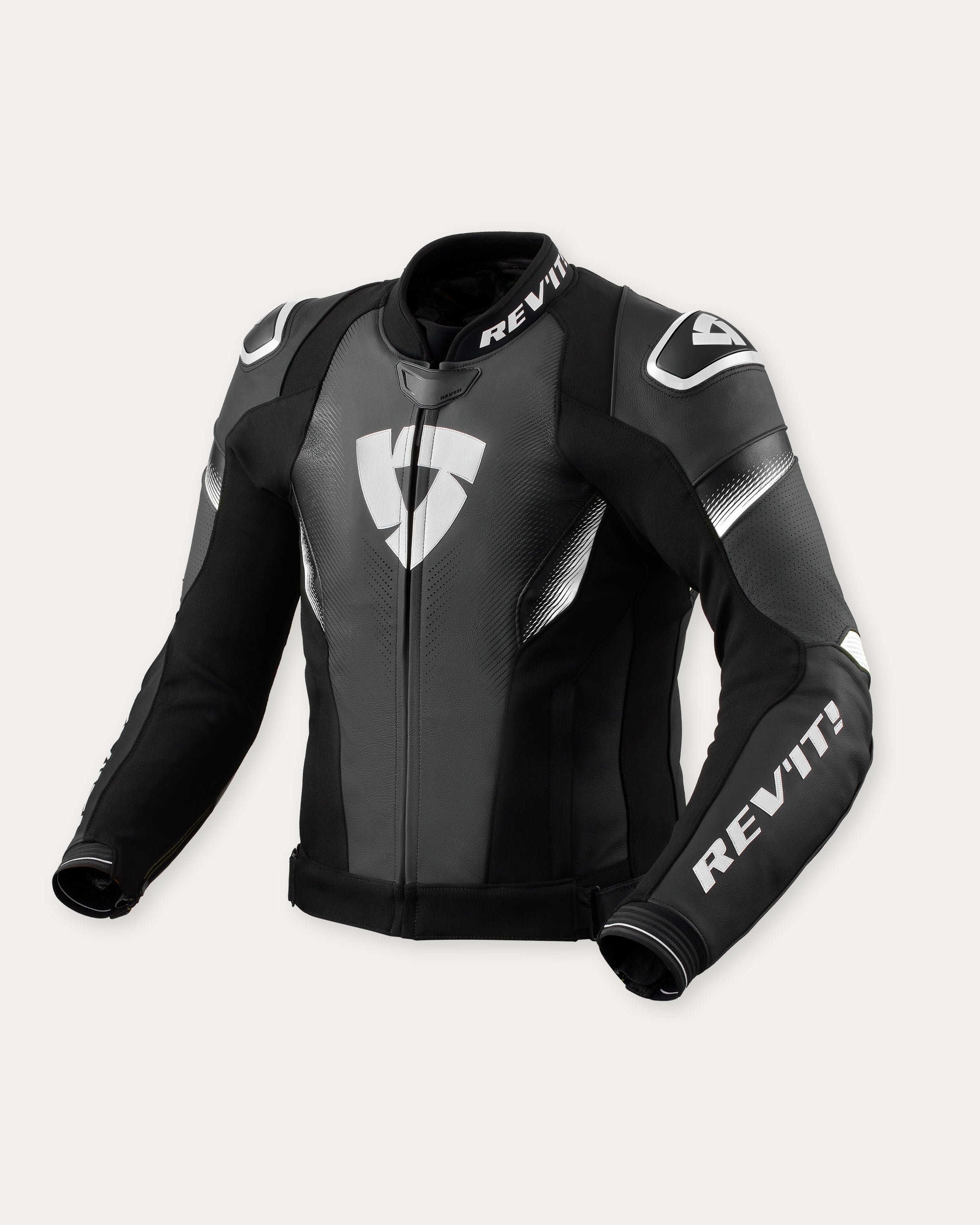 Jacke Control | Black-White - Schwarz-Weiß / 52 / Standard - Größe: 52 - Länge: Standard