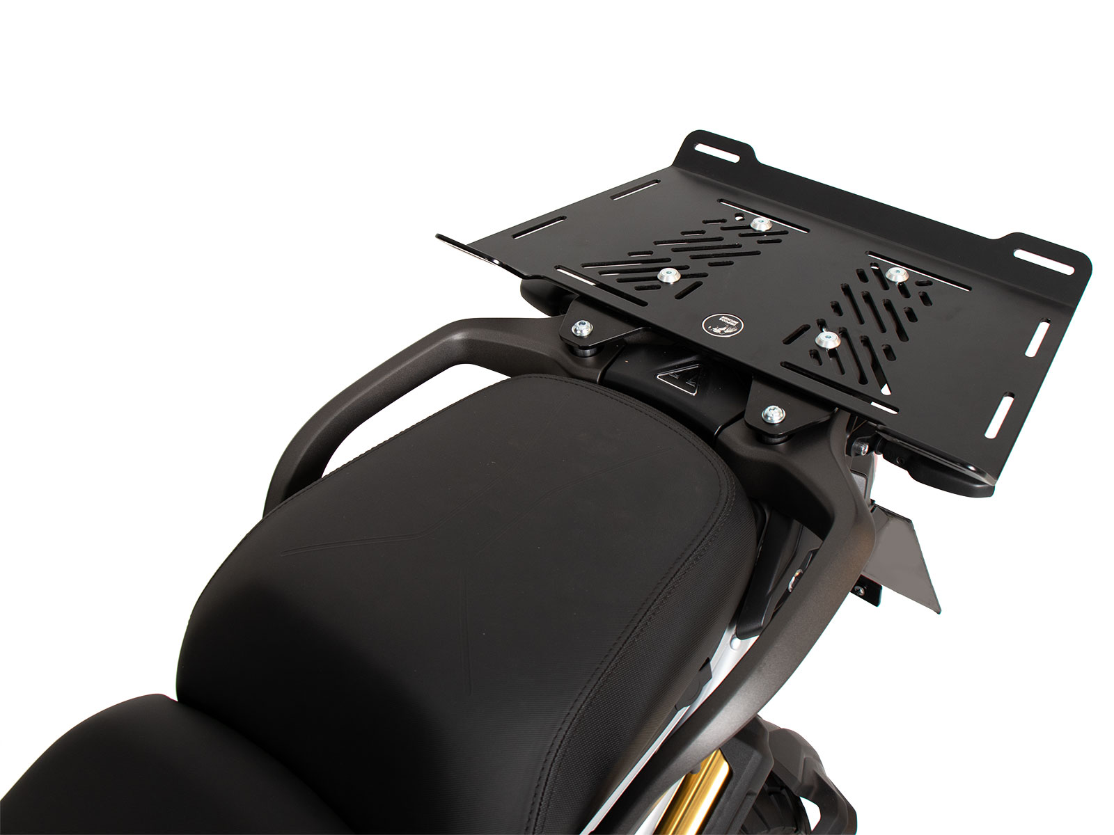 Gepäckbrückenverbreiterung schwarz für Triumph Tiger 1200 Rally Pro / GT Pro / GT (2022-)