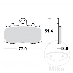 Pastiglie dei freni anteriori Sinter TRW per BMW R 1200 R S RT ST GS + Adventure