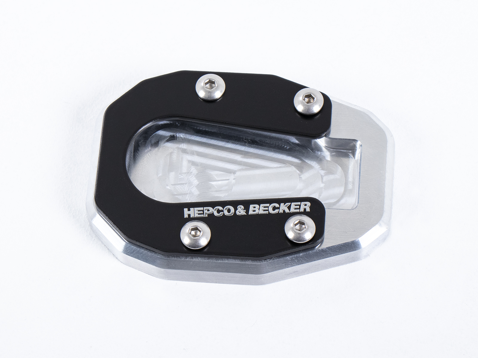 Seitenständerplatte silber/schwarz für Honda CRF 1100L Africa Twin Adventure Sports / ES (2024-)