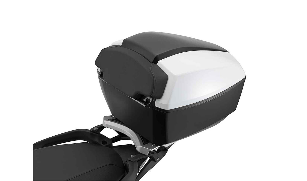 C_evolution_Lightwhite_uni_Electricgreen_Topcase_A0178598 Cojín trasero original BMW para Topcase 35l K17 C evolution K18 C 600 650 Sport K19 C650GT