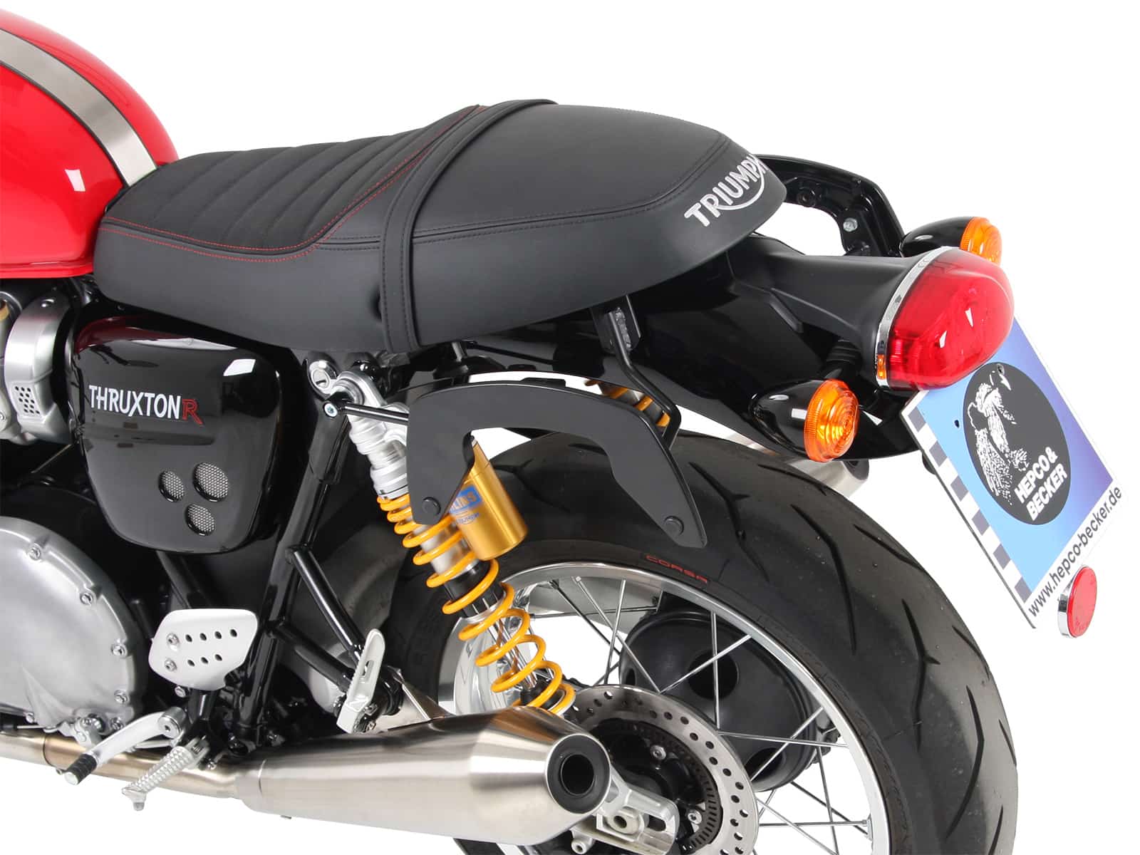 C-Bow Seitenträger schwarz für Triumph Thruxton/R/RS (2016-2024)