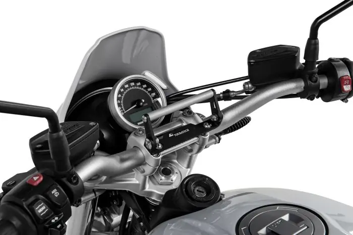 Adattatore di montaggio GPS per manubrio, regolabile, viti M8x30, ad esempio per Honda, Triumph