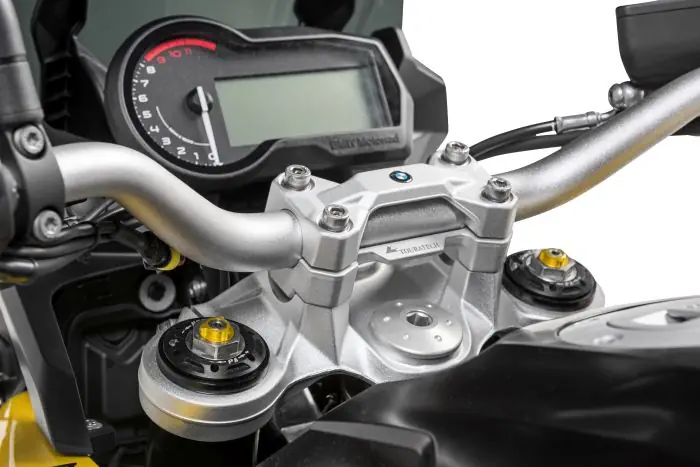 Alzatori manubrio Touratech Connessi 20 mm Tipo 45 per BMW F850GS + Adventure Alzatori manubrio Touratech Connessi 20 mm Tipo 45 per BMW F850GS + Adventure