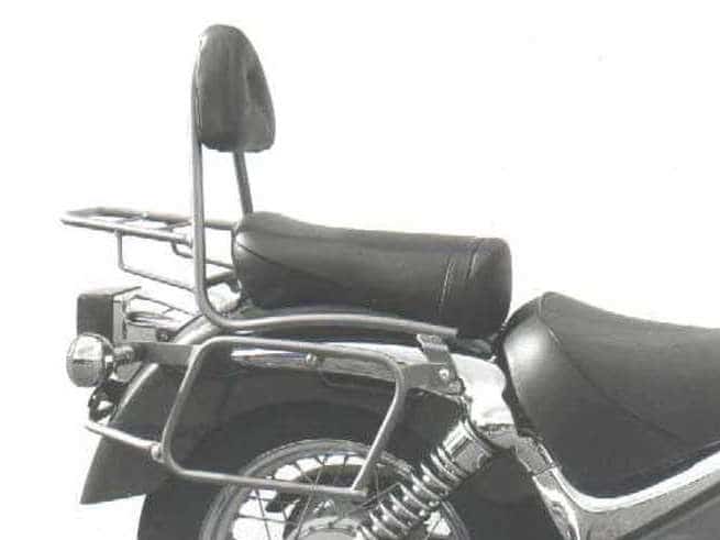 Rohr-Ledertaschenhalter chrom für Suzuki VL 125/250 Intruder (1999-2007)