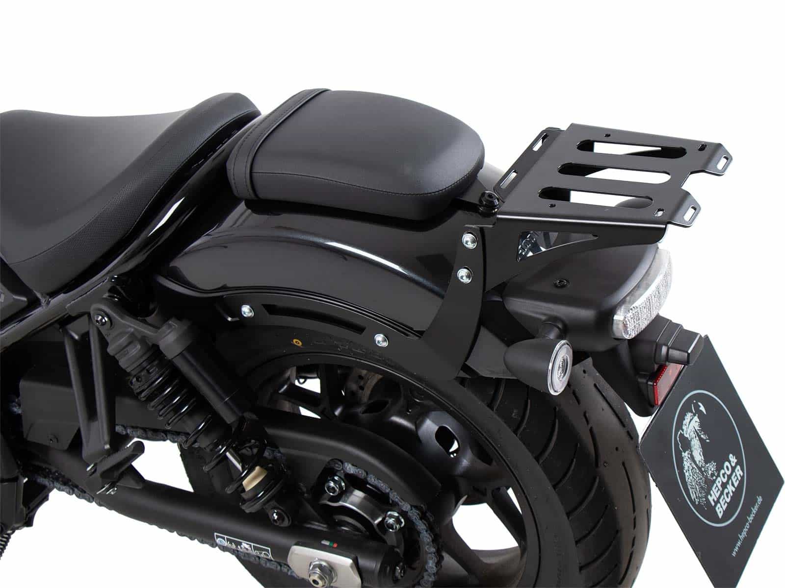 Minirack Softgepäck-Heckträger schwarz für Honda CMX 1100 Rebel / DCT (2021-2024)