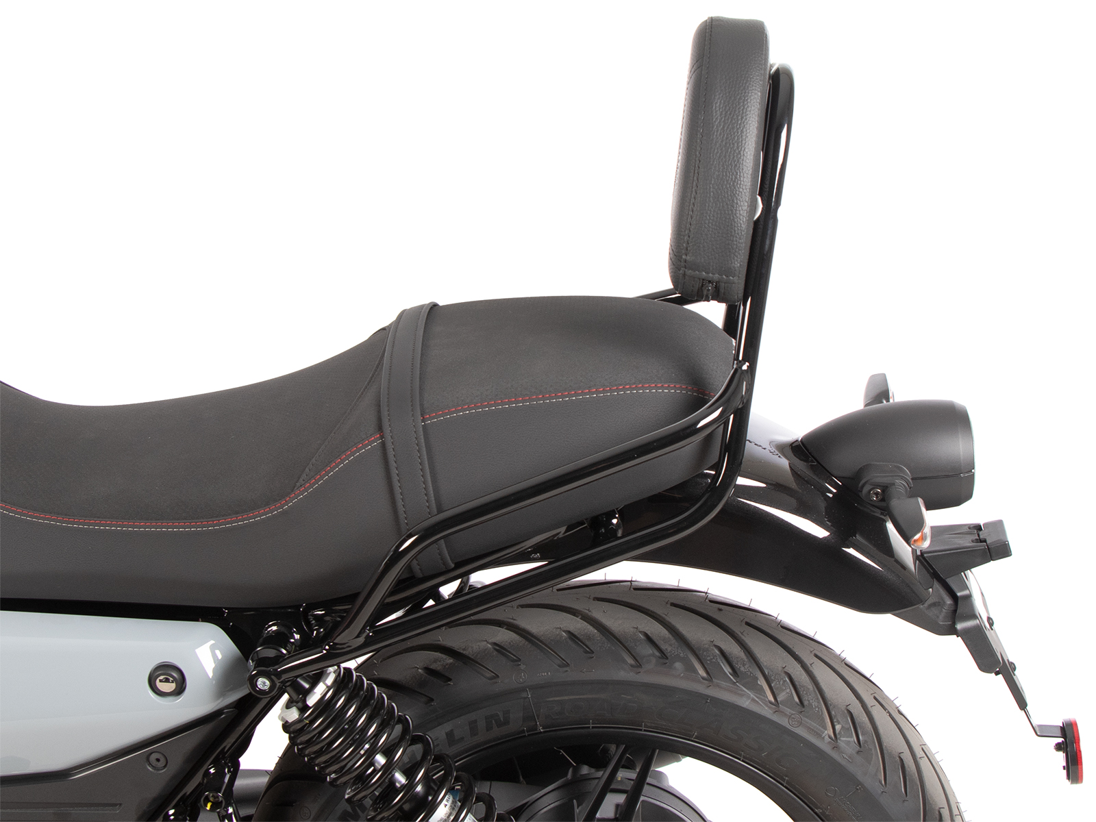 Sissybar ohne Gepäckträger schwarz für Moto Guzzi V7 Sport (2025-)