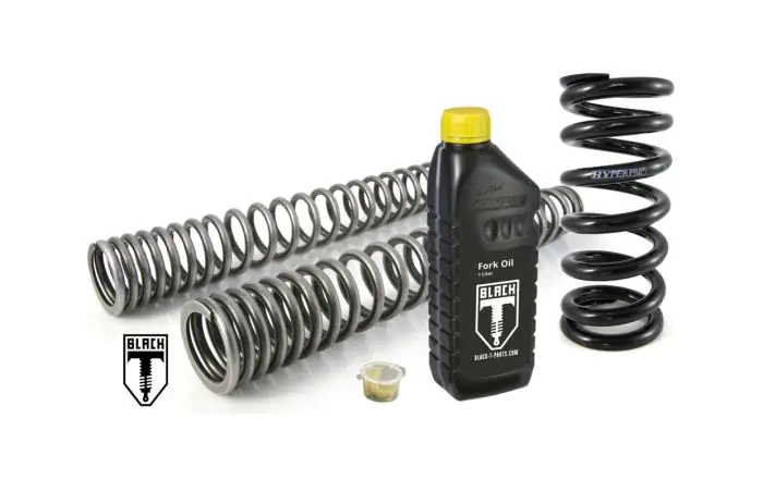 Touratech BLACK-T ressorts de remplacement progressifs pour fourche et amortisseur Stage1 pour BMW R18 à partir de 2020 Touratech BLACK-T ressorts de remplacement progressifs pour fourche et amortisseur Stage1 pour BMW R18 à partir de 2020