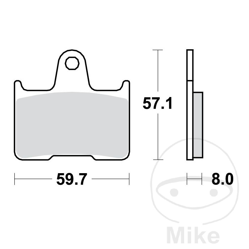 Bremsklotz Sinter hinten TRW Alternative: 7324023