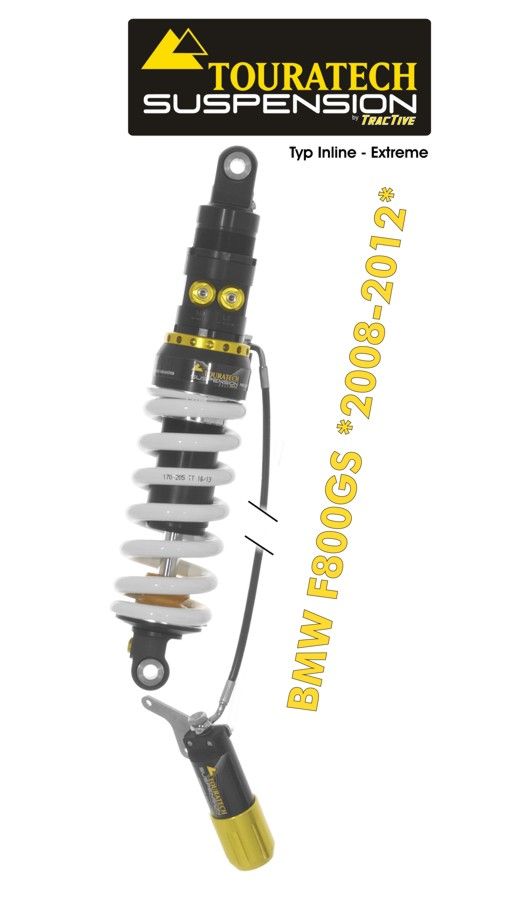 Amortisseur de suspension Touratech pour BMW F800GS 2008-2012 Type Inline Extreme