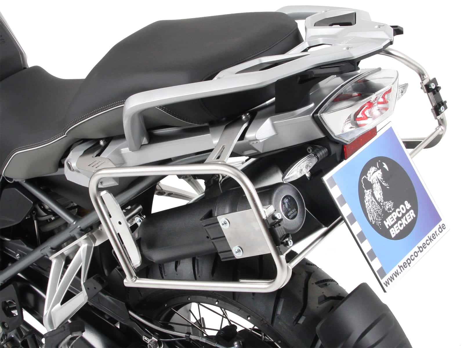 Werkzeugbox 29 x 8 cm für Seitenkofferträger Cutout/Lock-it schwarz für BMW R 1250 GS Adventure (2019-2024)