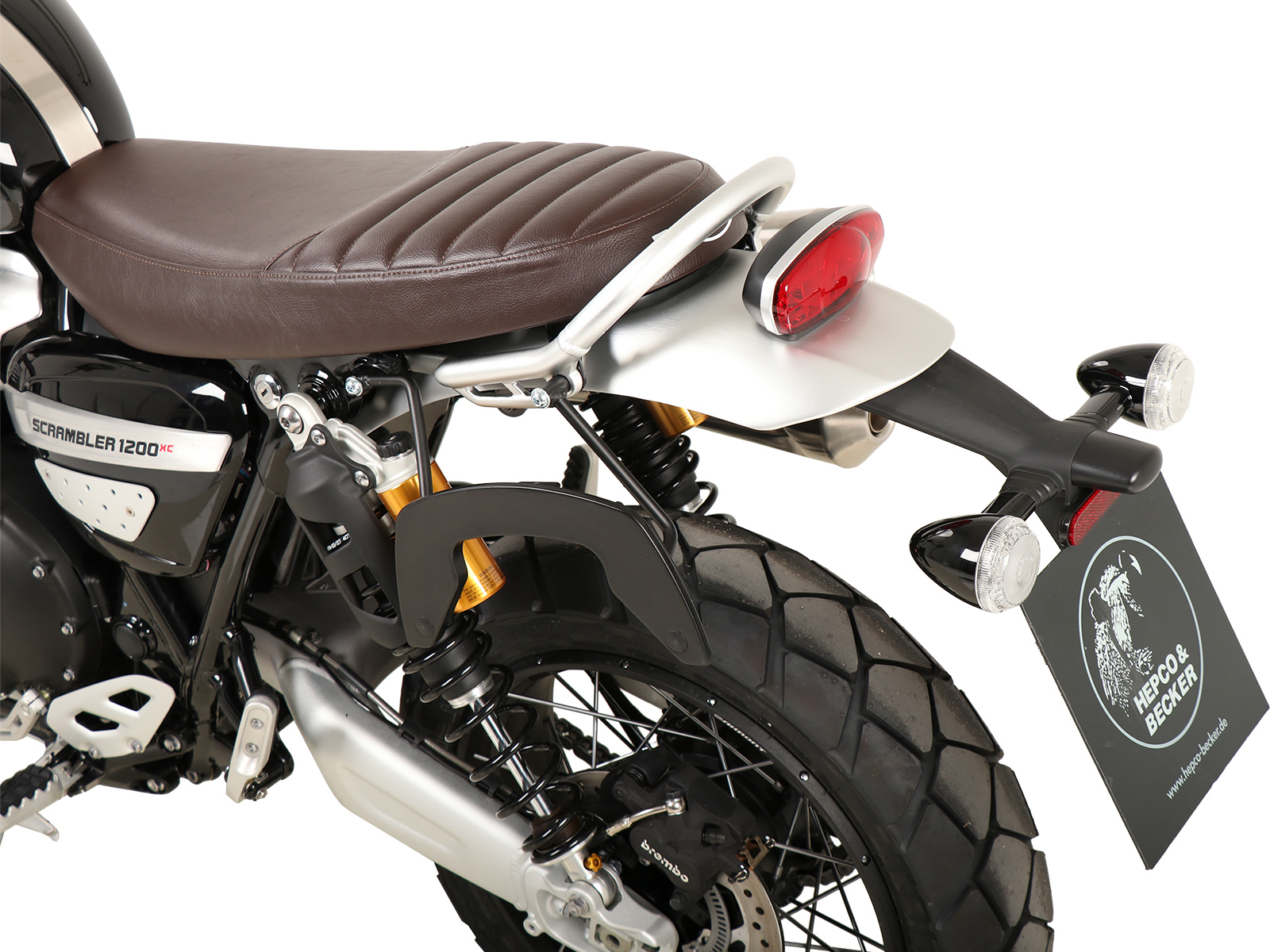 C-Bow Seitenträger einseitig links schwarz für Triumph Scrambler 1200 XE (2024-)