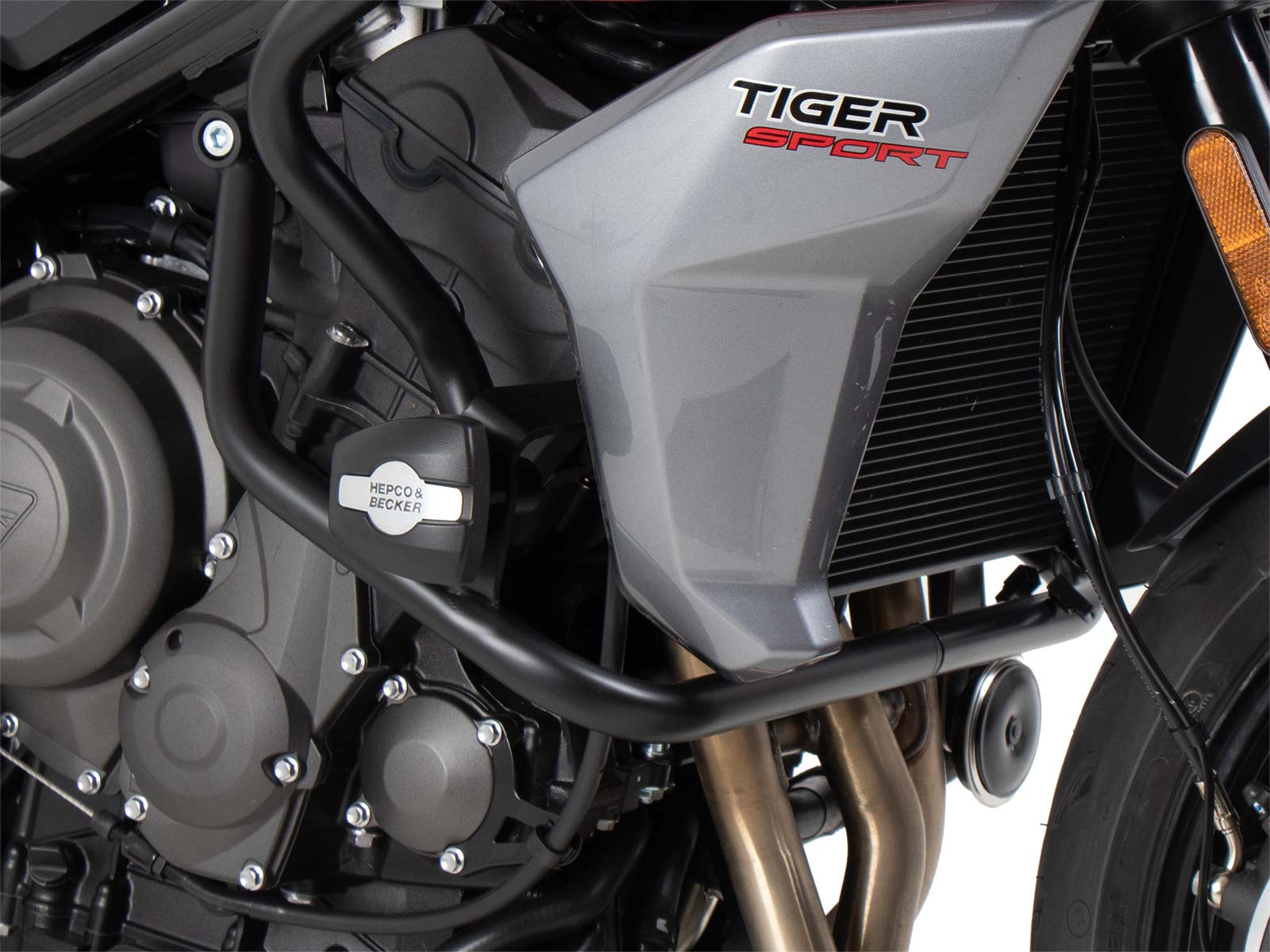 Motorschutzbügel schwarz inkl. Protection Pads für Triumph Tiger Sport 660 (2022-)