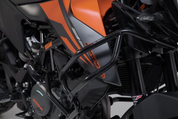 Oberer Sturzbügel für orig. KTM Sturzbügel. B-Ware Schwarz. KTM 390 Adv (19-).