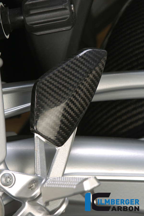 Protezione in carbonio per pedane sinistra e destra con ABE per BMW K1200 S R + Sport K1300 R S