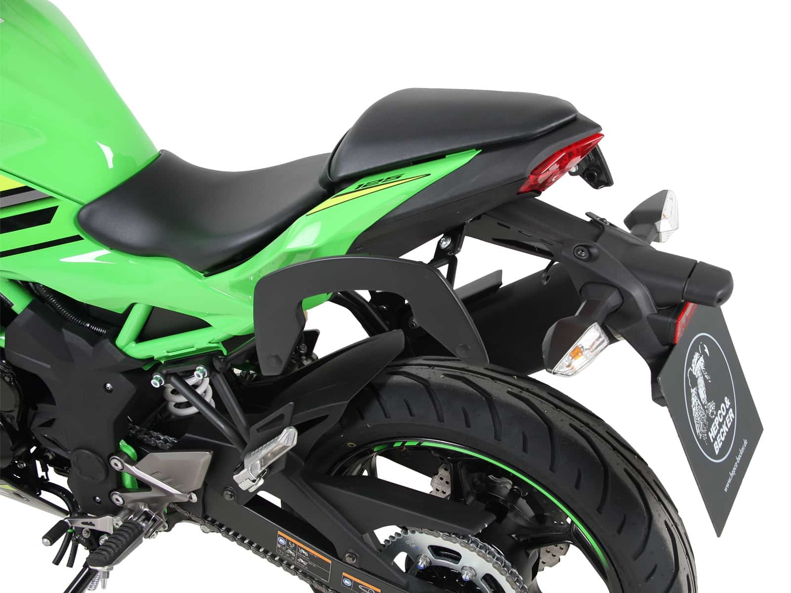 C-Bow Seitenträger schwarz für Kawasaki Ninja 125 (2018-)