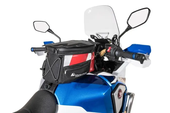 Touratech Ambato Exp Red Tank Bag for the Honda CRF1000L Africa Twin Adventure Sports