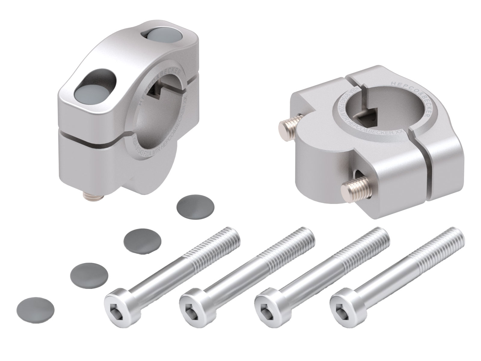 Lenkererhöhung 20 mm silber für Triumph Tiger 900 GT / Pro (2024-)