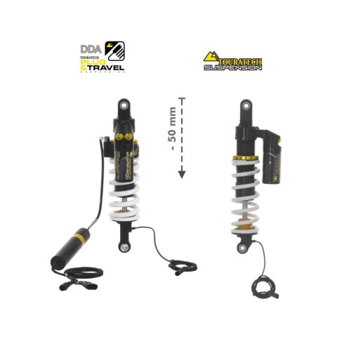 Kit de suspension Touratech Plug & Travel abaissement -50mm BMW R 1200GS/R1250GS à partir de 2017