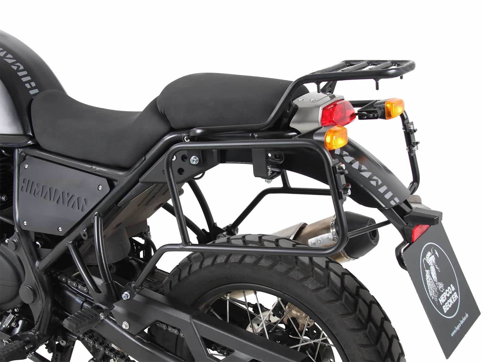 Seitenkofferträger festverschraubt schwarz für Royal Enfield Himalayan (2018-2024)