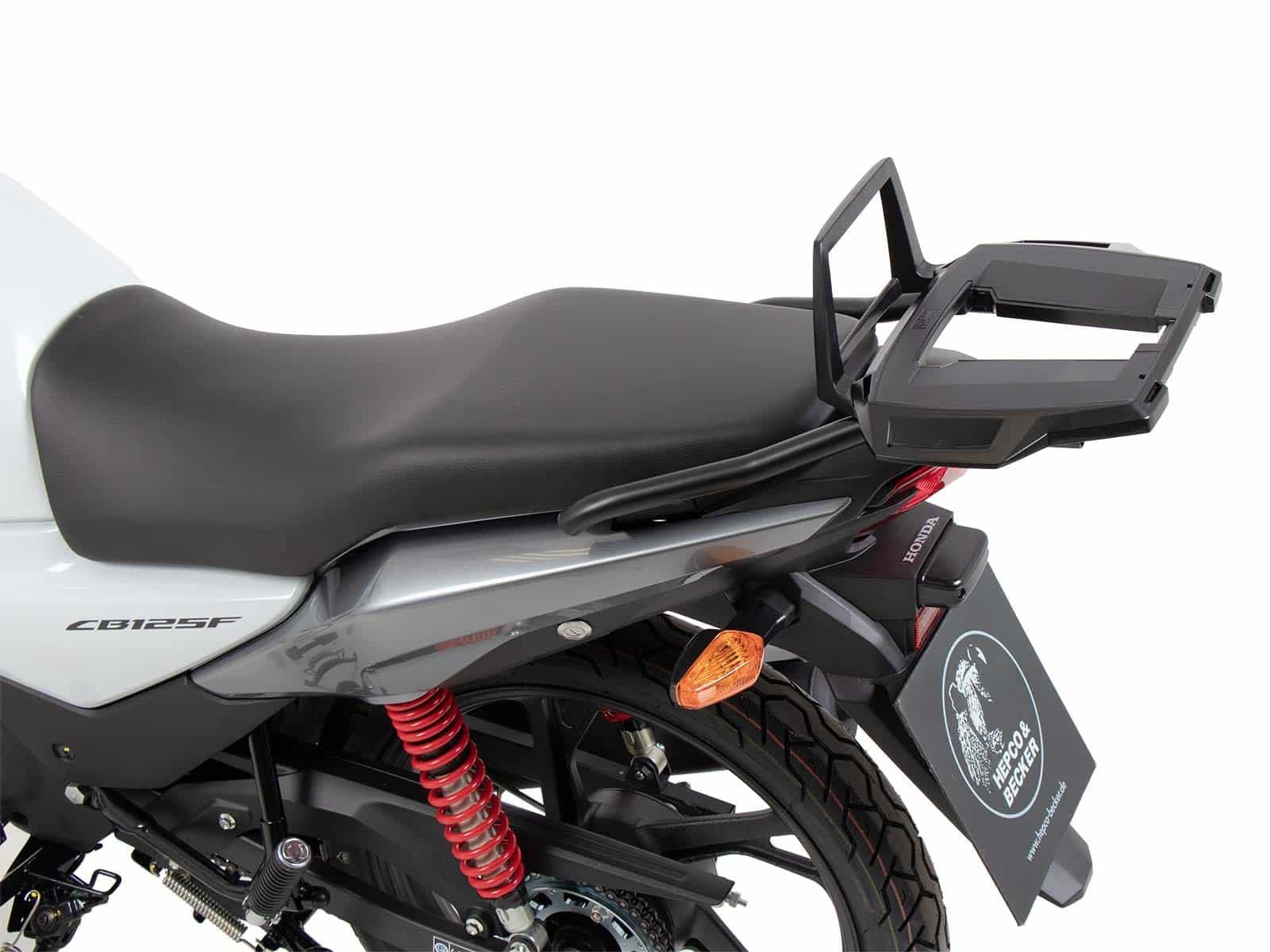 Alurack Topcaseträger schwarz für Honda CB 125 F (2025-), (Modelljahr 2026)