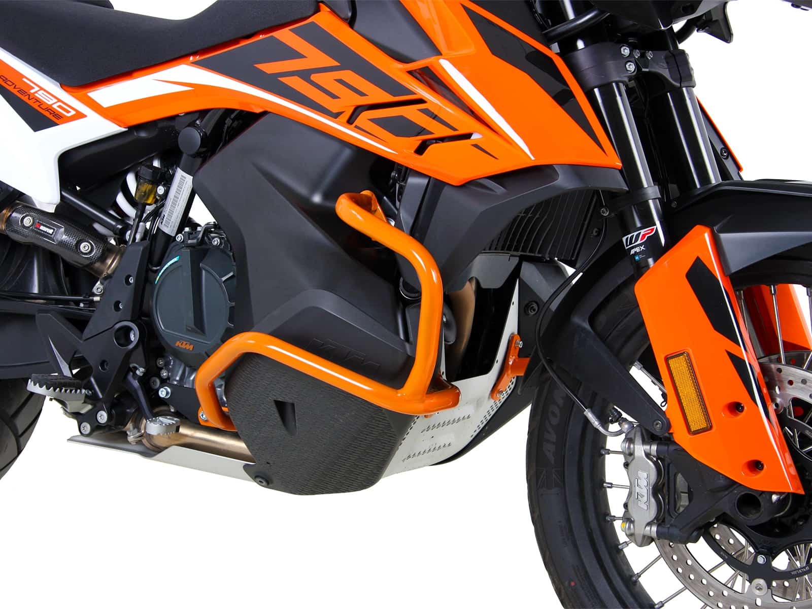 Motorschutzbügel orange für KTM 790 Adventure/R (2019-2021)