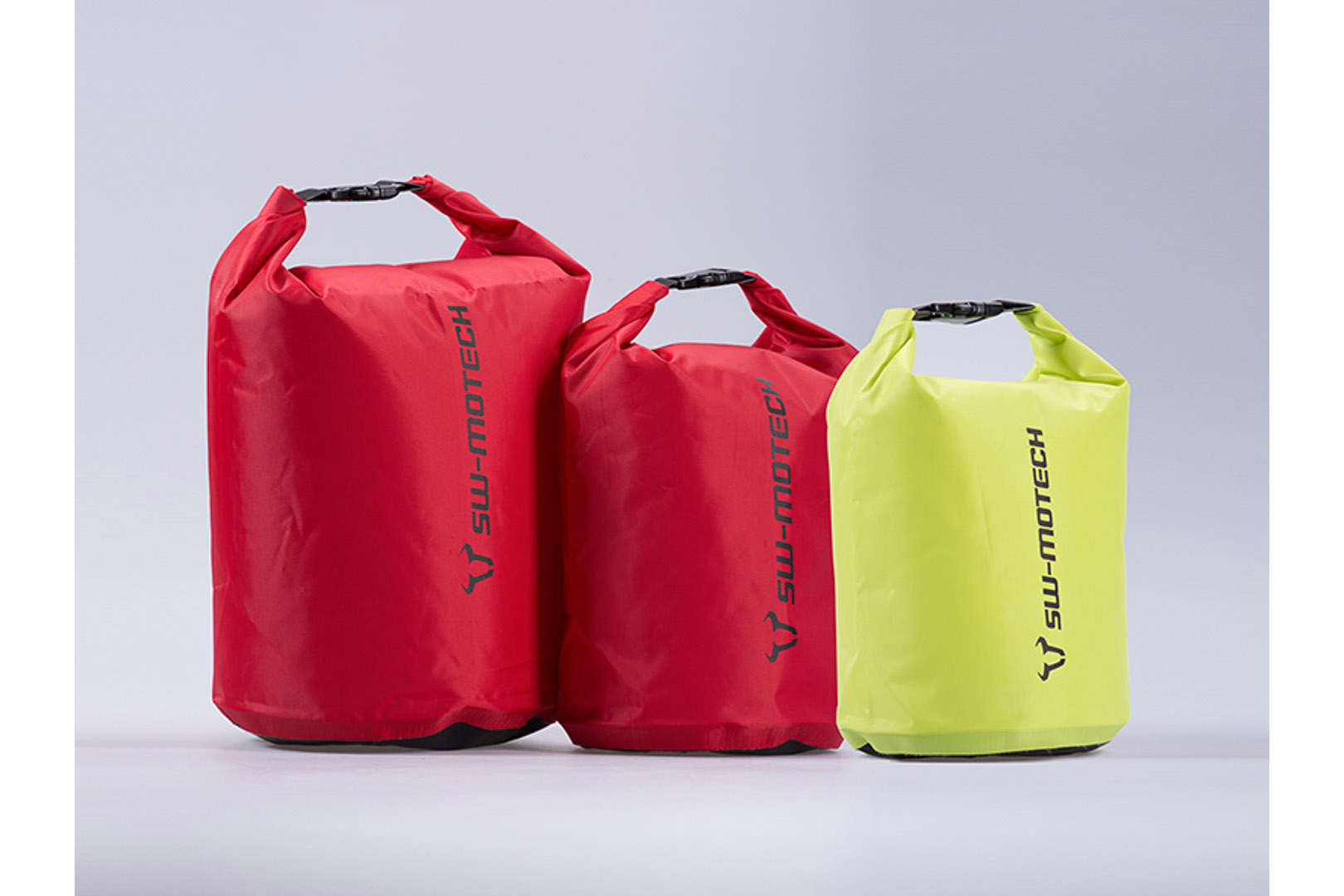 SW-Motech Drypack Packsack - Ensemble 4 / 8 / 13 l Jaune / Rouge Étanche
