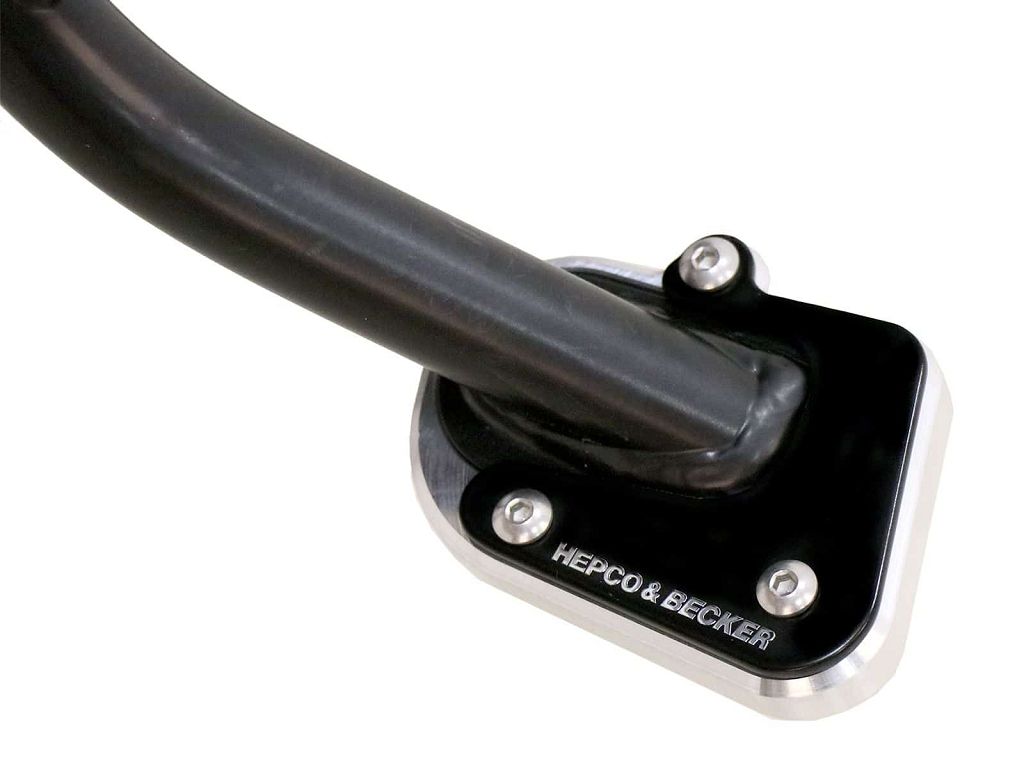 Side Stand Plate Silver/Black for BMW F 900 GS Adventure (2024-)