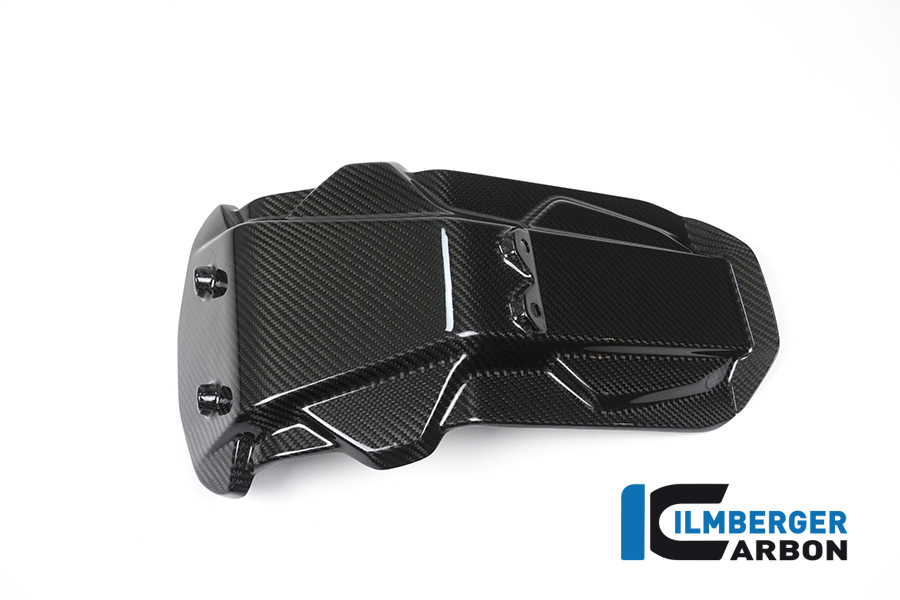 Carbon splash guard under the license plate holder for BMW S1000XR
