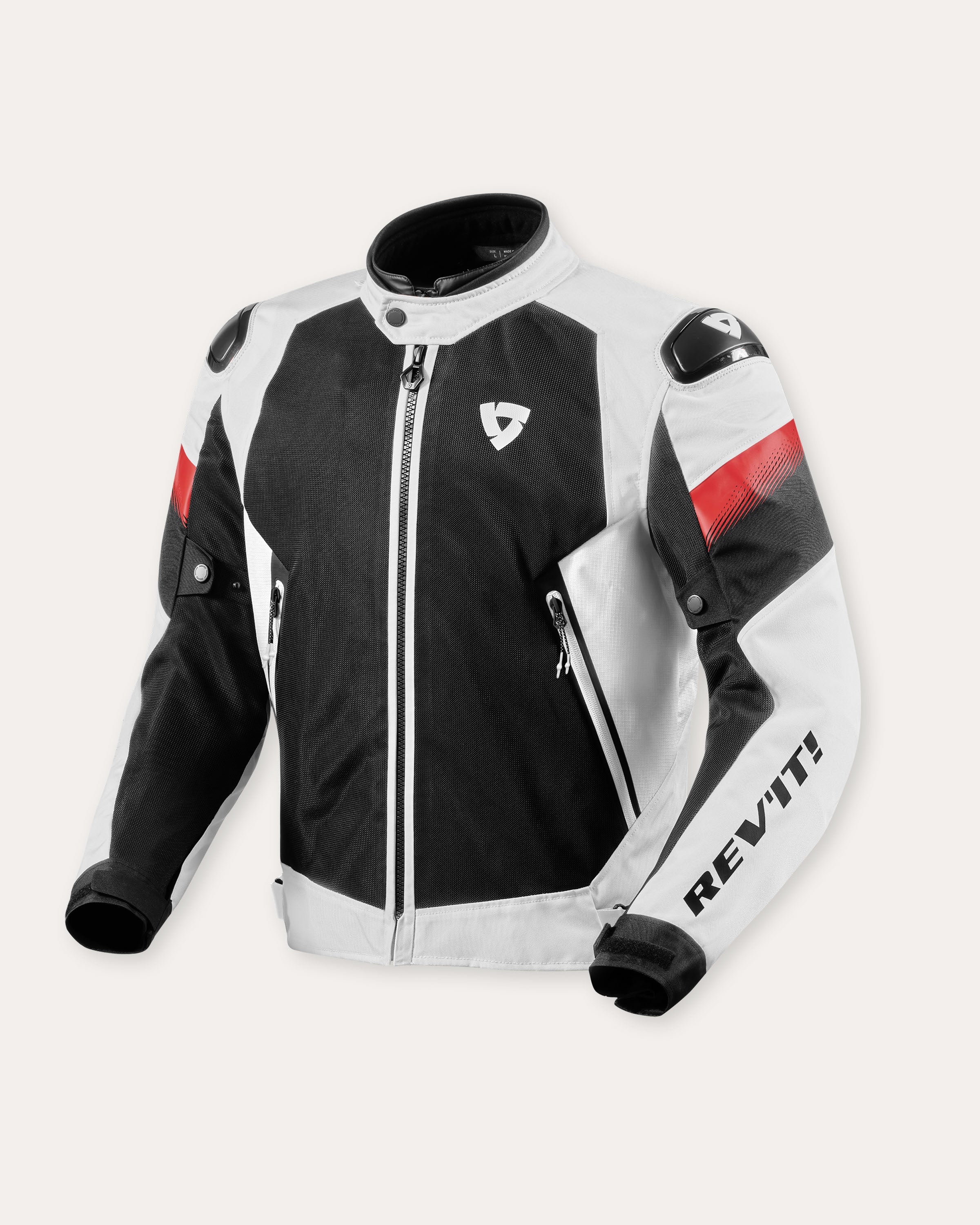 Jacke Control Air H2O | White-Black - Weiß-Schwarz / L / Standard - Größe: L - Länge: Standard