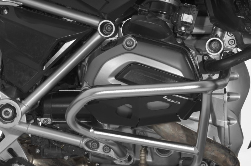 01-045-5133-0_i_02 BMW R1200GS LC cylinder protection black for estate wagon with original BMW engine guard BMW R1200GS