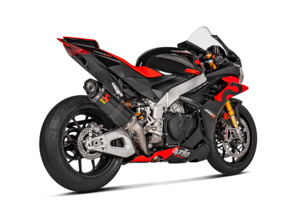 Akrapovic Slip-On Line (Carbone) Échappement pour Aprilia RSV4 / TUONO V4 2021 - 2023