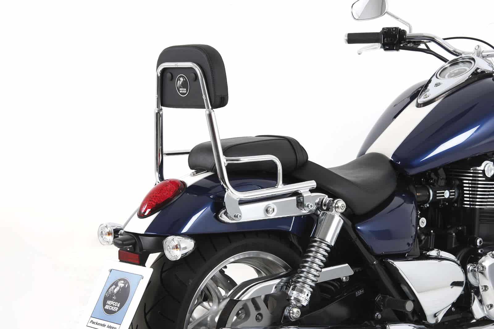 Sissybar ohne Gepäckträger chrom für Triumph Thunderbird 1600/1700/Storm/Commander (2009-2018)